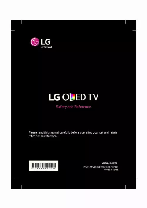 Mode d'emploi LG 55E6V