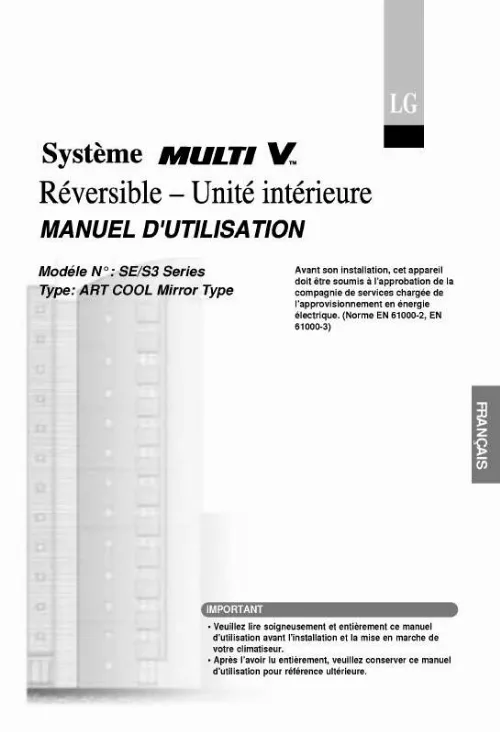 Mode d'emploi LG ARNU07GSEL1