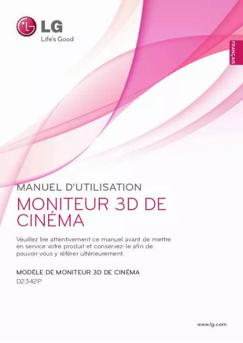 Mode d'emploi LG D2242P