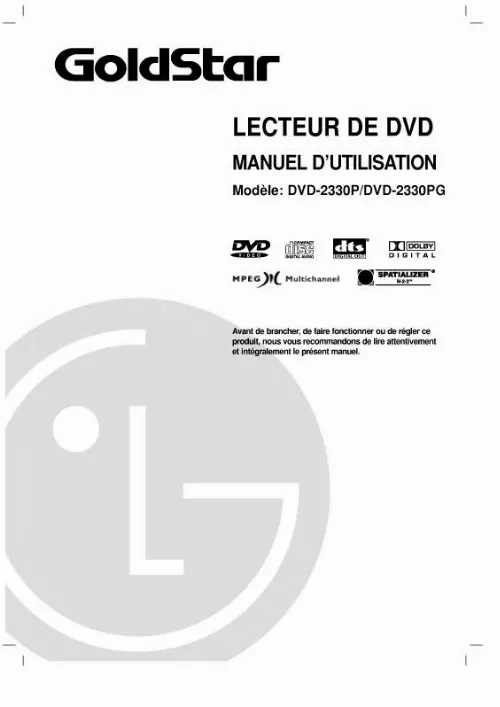 Mode d'emploi LG DVD-2330P