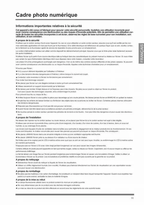 Mode d'emploi LG F8400N-PN