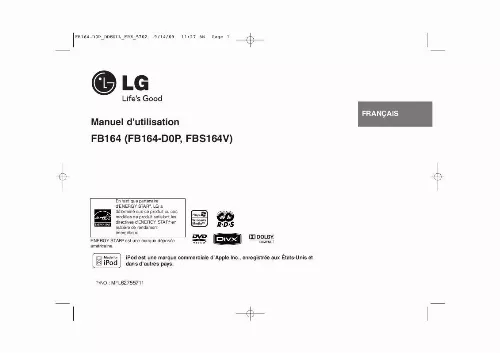 Mode d'emploi LG FBS164V