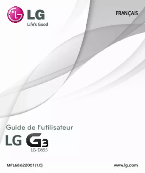 Mode d'emploi LG G3