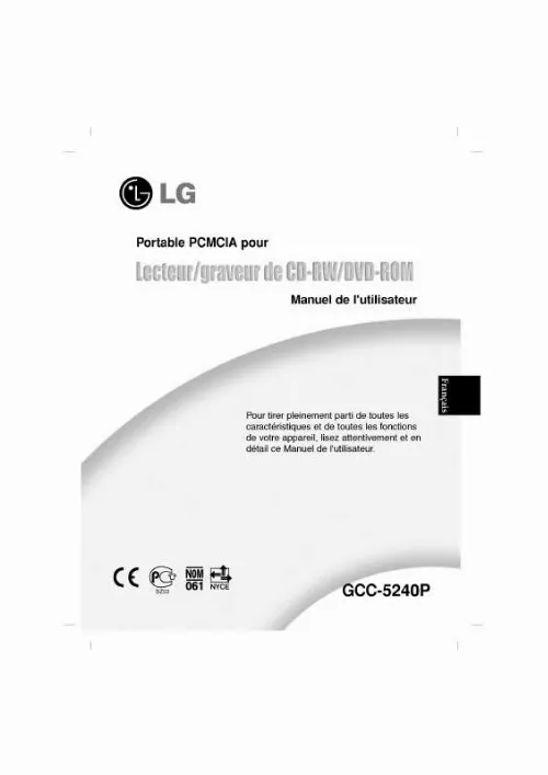 Mode d'emploi LG GCC-5240P