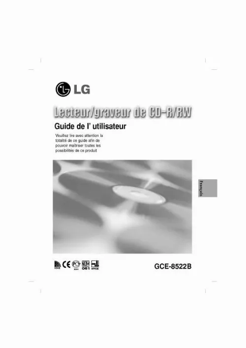 Mode d'emploi LG GCE-8522B