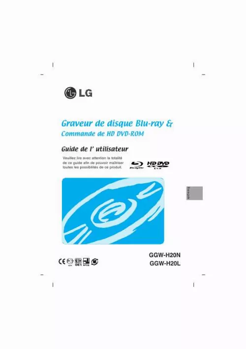 Mode d'emploi LG GGW-H20L