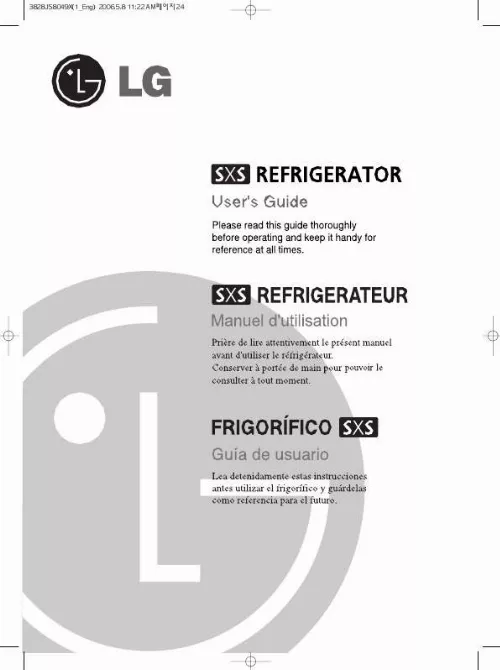 Mode d'emploi LG GR-B1961TQA