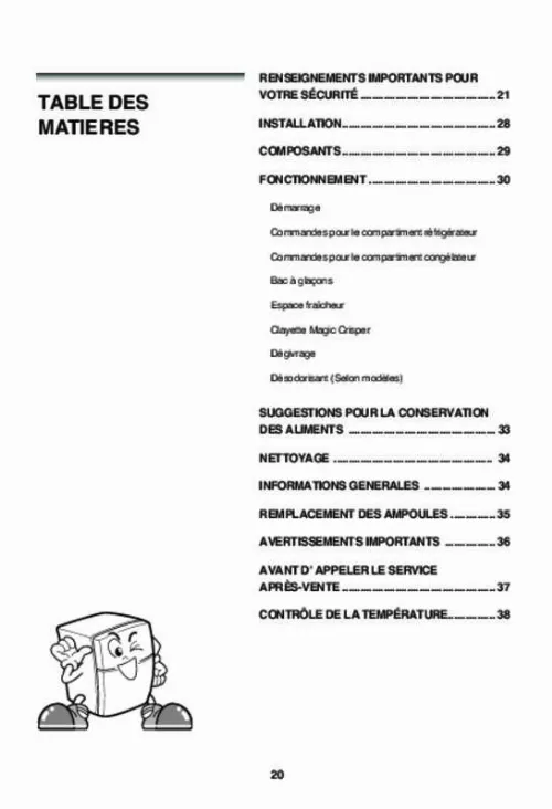 Mode d'emploi LG GRB6521VCM