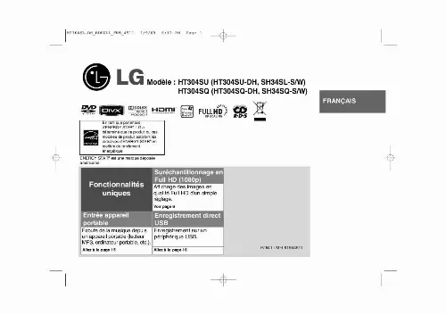 Mode d'emploi LG HT304SU