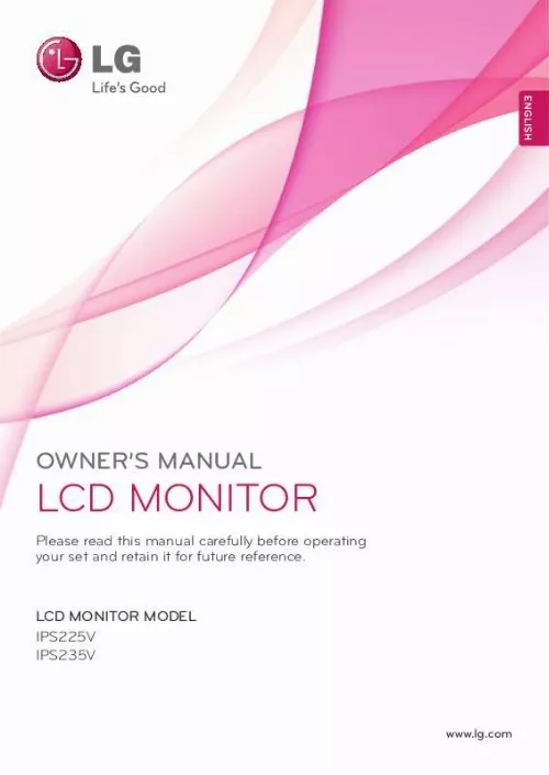 Mode d'emploi LG IPS225V