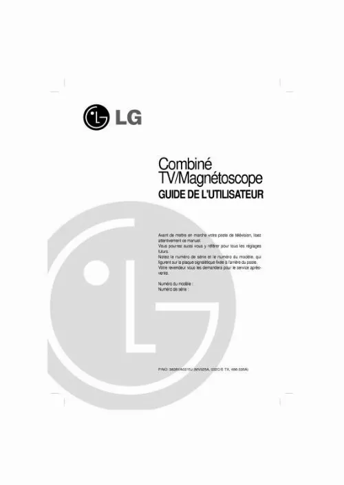 Mode d'emploi LG KL-15FA92SX