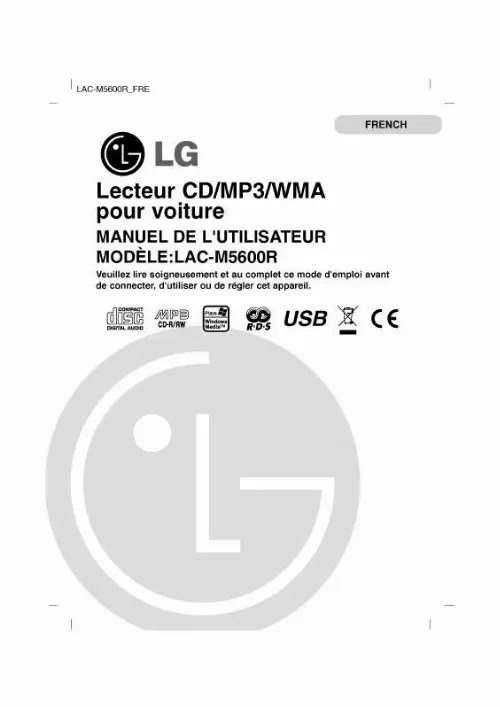 Mode d'emploi LG LAC-M5600R