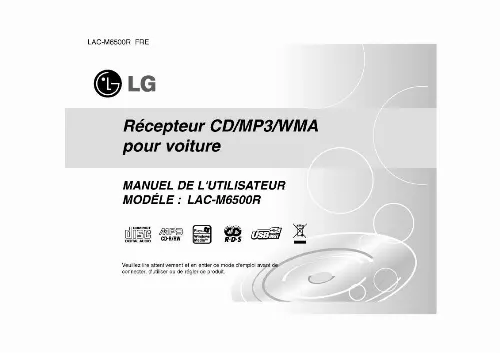 Mode d'emploi LG LAC-M6500R