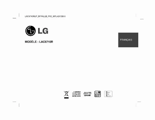 Mode d'emploi LG LAC6710R