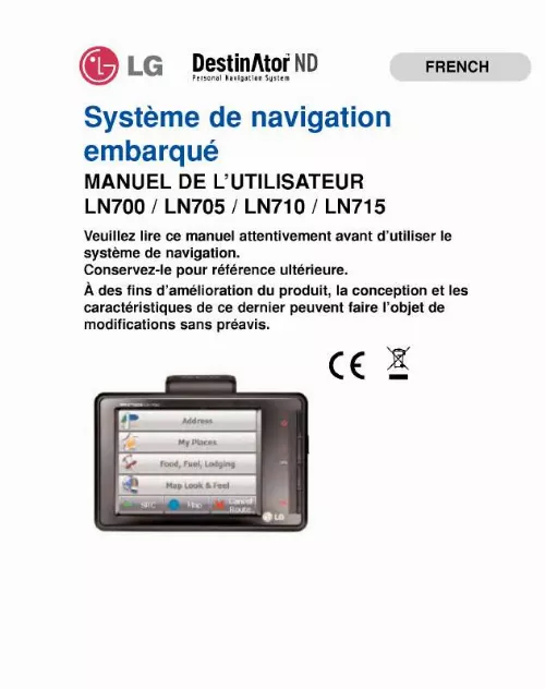 Mode d'emploi LG LN710