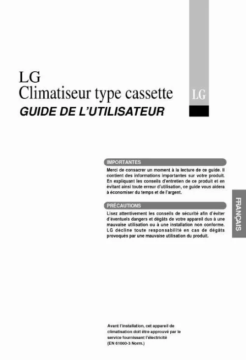 Mode d'emploi LG LT-D2862RL