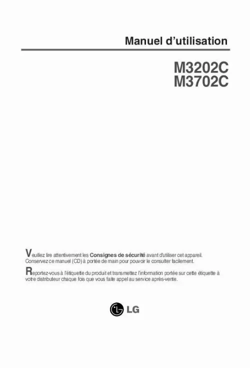 Mode d'emploi LG M3702C