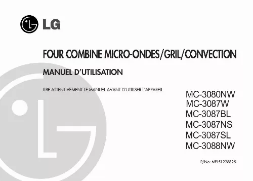 Mode d'emploi LG MC-3080NW