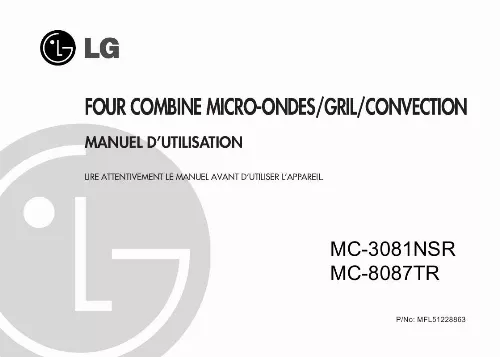 Mode d'emploi LG MC-3081NSR