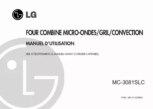Mode d'emploi LG MC-3081-SLC