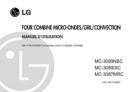 Mode d'emploi LG MC-3087-MRC