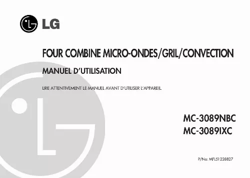 Mode d'emploi LG MC-3089IXC