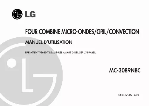 Mode d'emploi LG MC-3089NBC