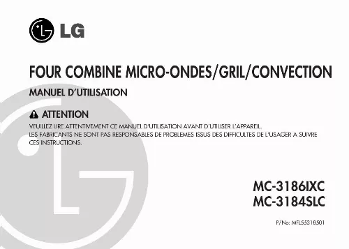 Mode d'emploi LG MC-3186-IXC