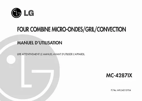 Mode d'emploi LG MC-4287IX