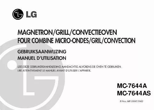 Mode d'emploi LG MC-7644A