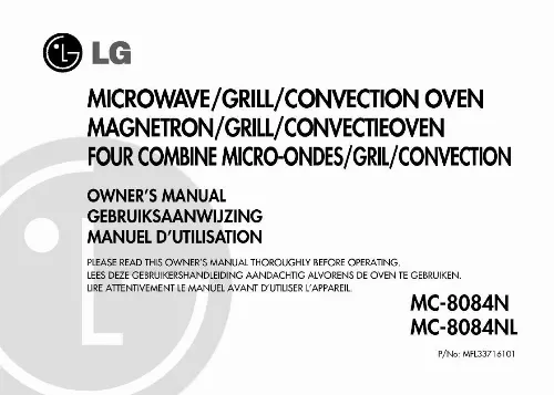 Mode d'emploi LG MC-8084N