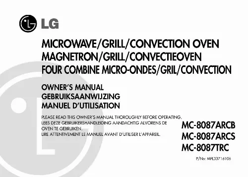 Mode d'emploi LG MC-8087ARCS