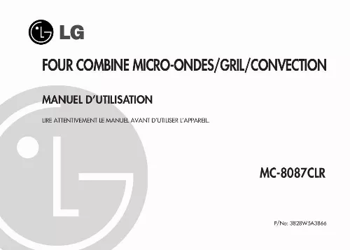 Mode d'emploi LG MC-8087CLR