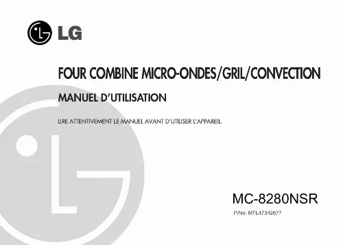 Mode d'emploi LG MC-8280-NSR