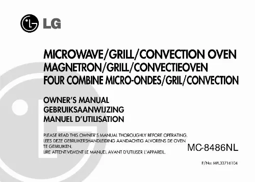 Mode d'emploi LG MC-8486NL