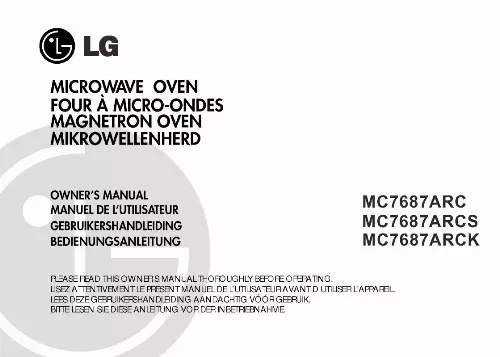 Mode d'emploi LG MC-7687ARCS