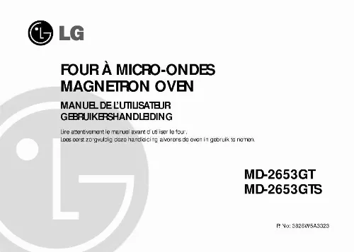 Mode d'emploi LG MD-2653GT