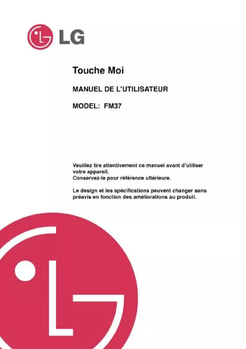 Mode d'emploi LG MF-FM37S4S