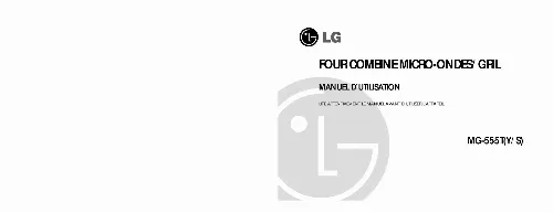 Mode d'emploi LG MG-555TS