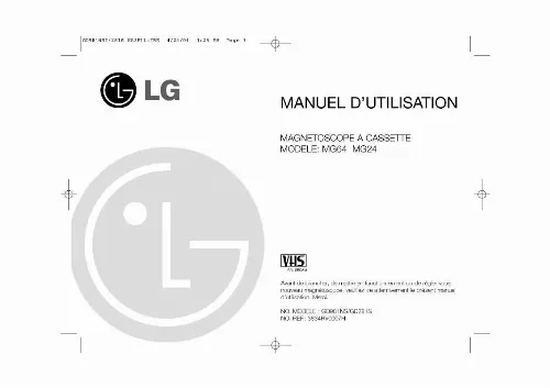Mode d'emploi LG MG24
