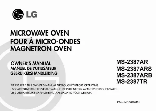 Mode d'emploi LG MS-2387ARB