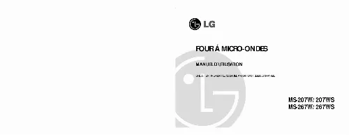 Mode d'emploi LG MS-267W