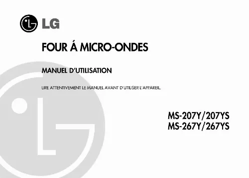 Mode d'emploi LG MS-267Y