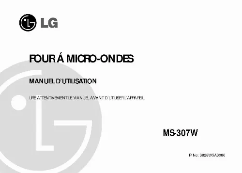 Mode d'emploi LG MS-307W