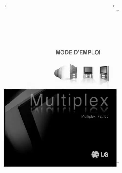 Mode d'emploi LG MULTIPLEX 55
