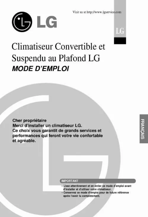 Mode d'emploi LG MV09AH