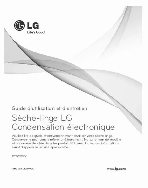 Mode d'emploi LG RC-7015 SL