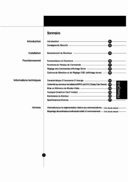 Mode d'emploi LG STUDIOWORKS 775E-CB775C-EP-