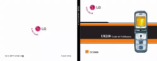 Mode d'emploi LG U8120
