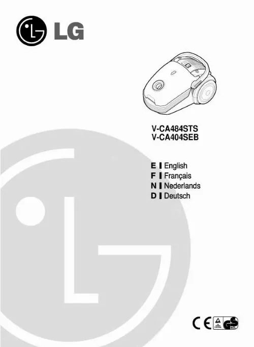 Mode d'emploi LG V-CA484STS